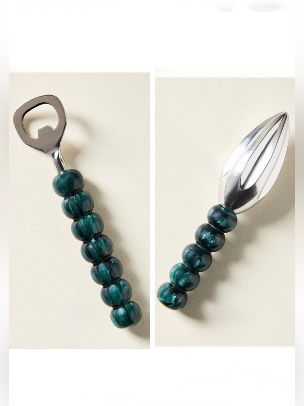 NWT Anthropologie Bundle of Susana Citrus Reamer & Bottle Opener